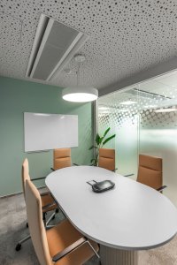 Zasedací místnosti byly vybaveny pohodlnými křesly Harmony Modern od LD Seating.