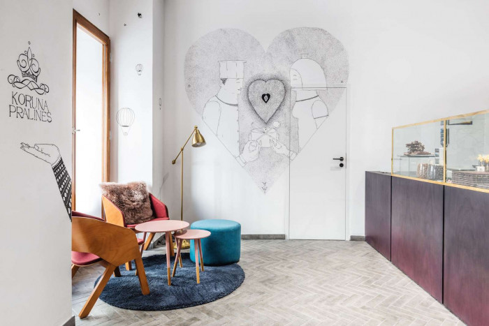 Prodejna pralinek v Příbrami, Michael Karnet