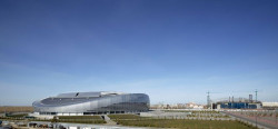 Astana stadion, Tabanlioglu Architects, Astana, Kazachstán, FOTO