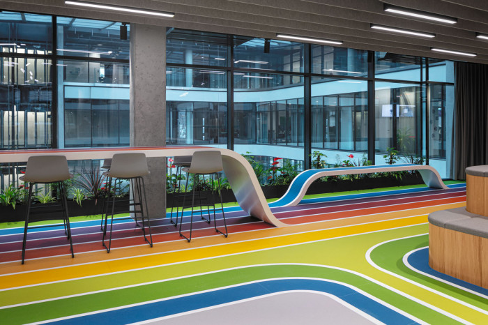 Kancelářské prostory Livesport v Praze od studia Reaktor