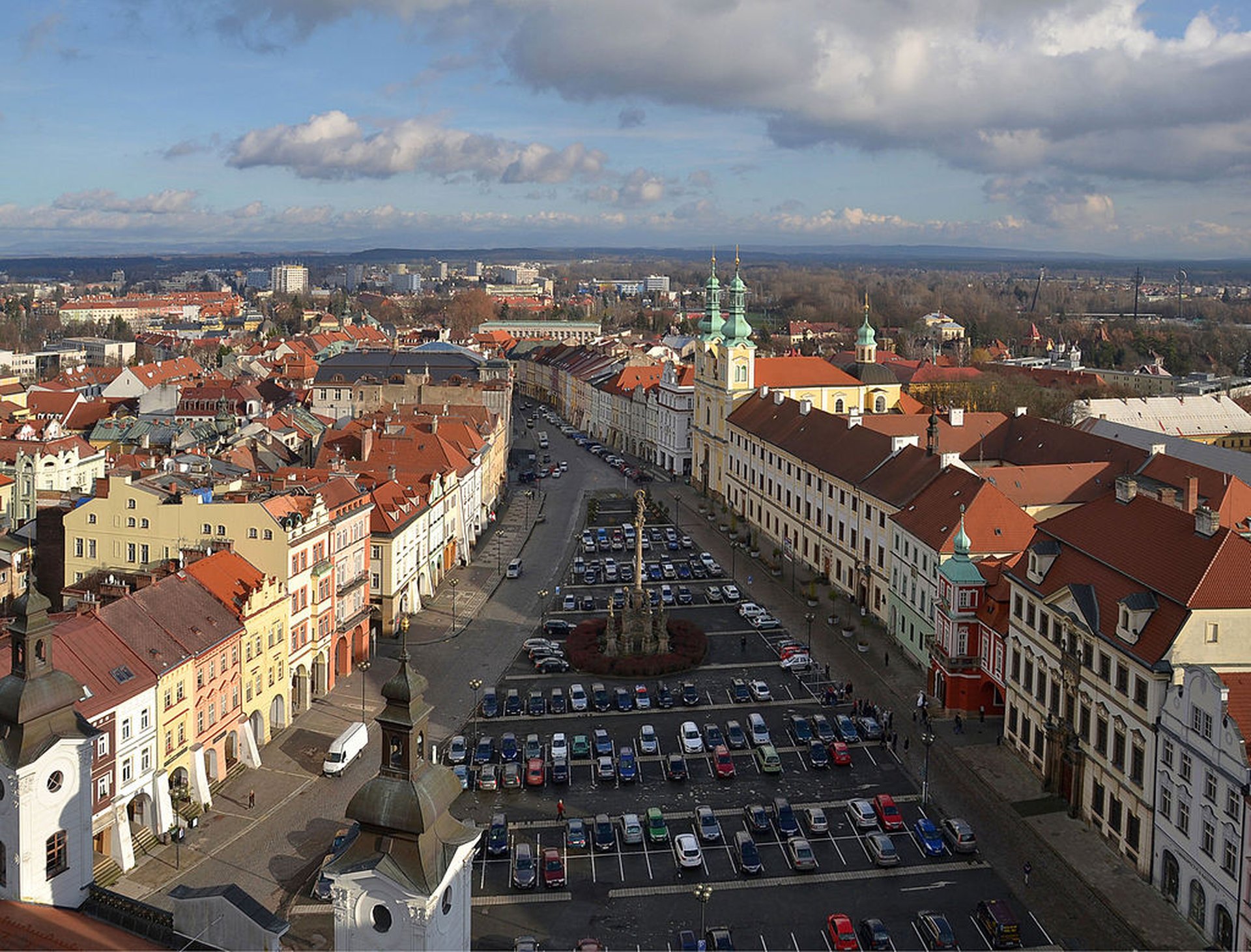 Na náměstí v Hradci Králové sídlilo krajské centrum architektury. Od září ale končí.