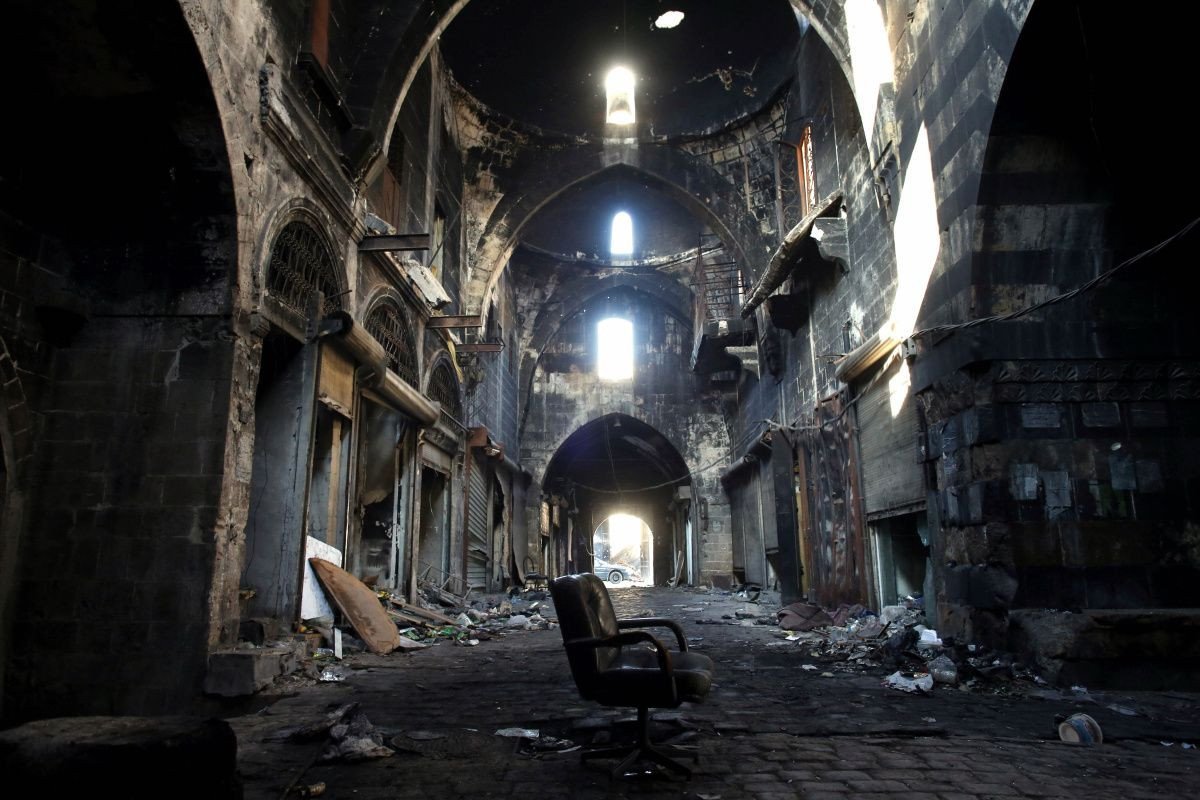 Syrské město Aleppo devastuje válka s Islámským státem
