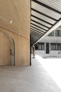Přístavba školní jídelny v Montbrun-Bocage, Bast architects