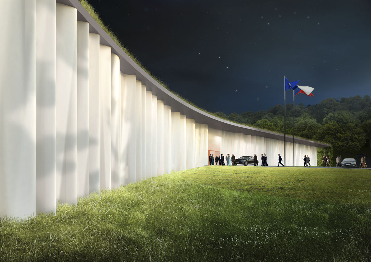 Česká ambasáda ve Washingtonu, neuskutečněný projekt, který Karel Schwarzenberg prosazoval.