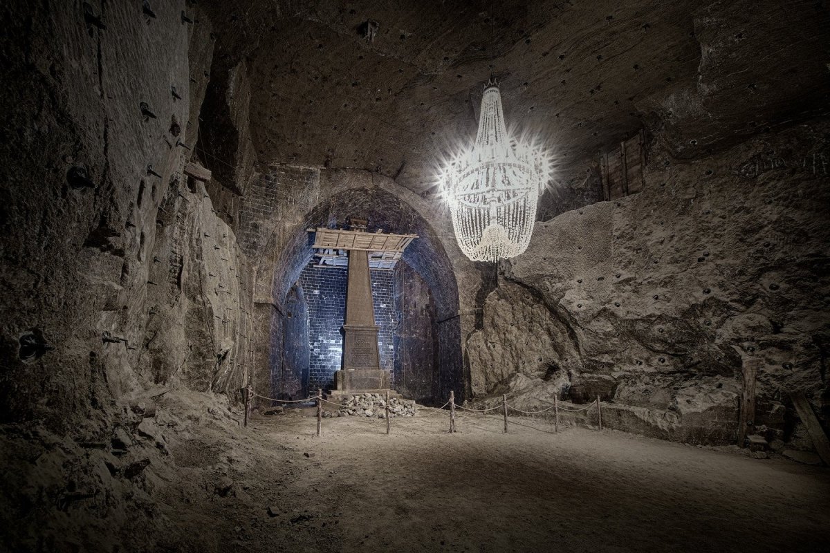 Podzemní prostory solného dolu Wieliczka