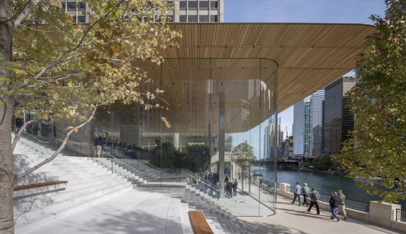 Apple Michigan Avenue , Foster + Partners