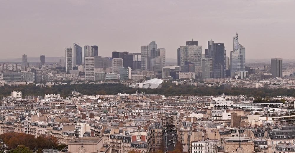 Gehry Partners, celkový pohled v panoramatu Paříže, foto