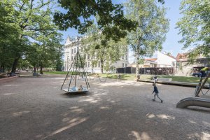 Obnova nábřeží řeky Loučné v Litomyšli, Rusina Frei