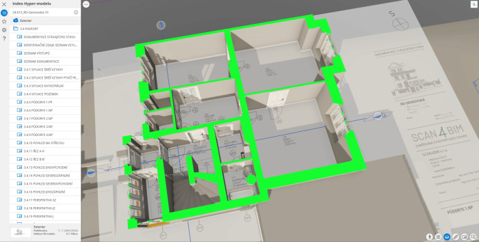 3D/BIM pasport od SCAN4BIM zpracovaný na podkladu výstupů sběru dat pomocí 3D laserového skenování přináší nové možnosti.