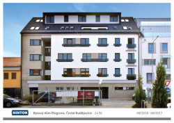 Bytový dům Riegrova v Českých Budějovicích