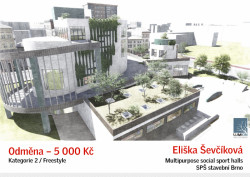 Odměna v kategorii freestyle, Eliška Ševčíková.