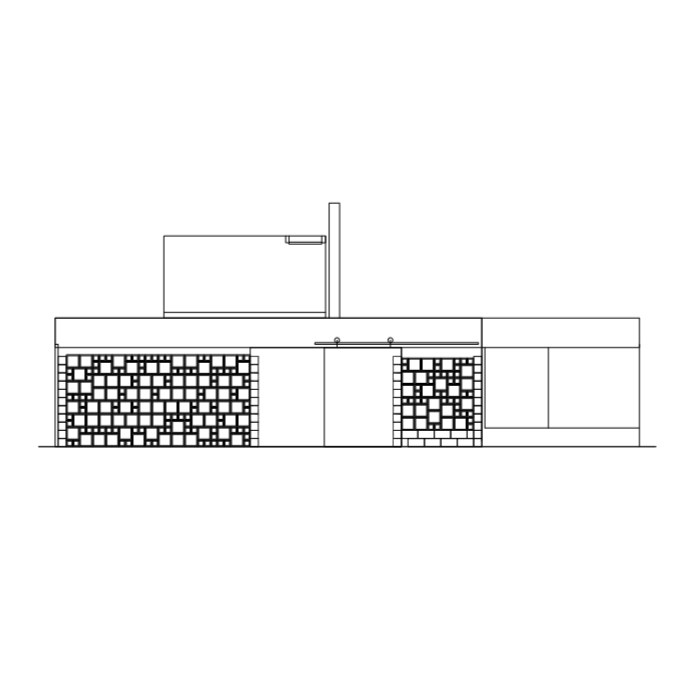 Bytový dům N!DO, pohled západ, Grido architekti