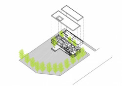 Rodinný dom C2, axonometrie, ARCHITEKTI Mikulaj & Mikulajova