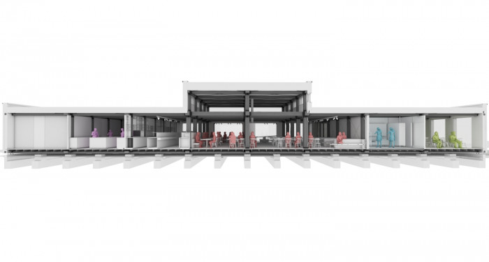 Pinus restaurant, schéma, Matúš Polák, Martin Rezník, Juraj Makový