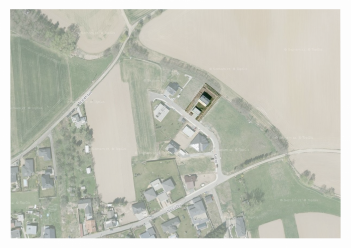 Atelier 38, Dům „jednička“, ortofoto – foto