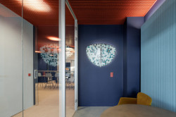 Pohled do kanceláří (Kanceláře Deveron v Blueriot; CISARSTUDIO)