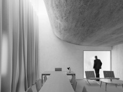 Nové sídlo Obecního úřadu v Hovorčovicích - odměna, TŘI.ČTRNÁCT architekti , DOXA, vizualizace