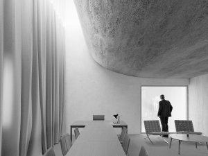 Nové sídlo Obecního úřadu v Hovorčovicích - odměna, TŘI.ČTRNÁCT architekti , DOXA, vizualizace
