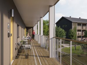 Modulární domy pro seniory a lidi trpící demencí, SilviaBo, zdroj : Dezeen