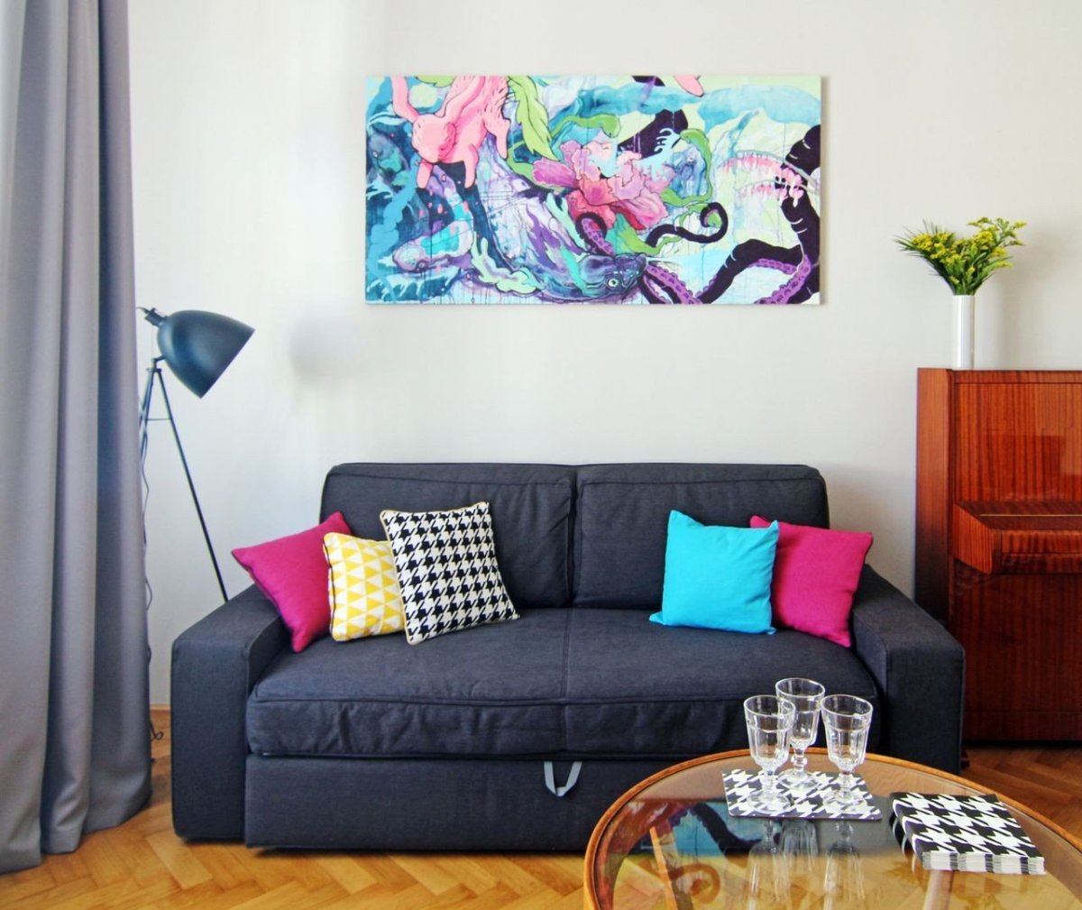 studio29, Barevný byt na Žižkově – foto