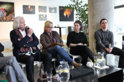 Diskuze nad Olověným Dušanem, NTK Praha, foto