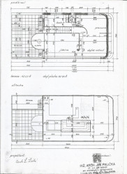 Původní projektová dokumentace vily Mace Friče z roku 1934, foto