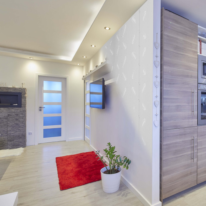 Vysocepevnostní sádrokartonová deska Habito® H od Rigips poskytuje zlepšenou akustickou izolaci.