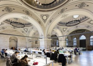 Tabanlioglu Architects, knihovna Beyazit v Istanbulu - čítárna, foto