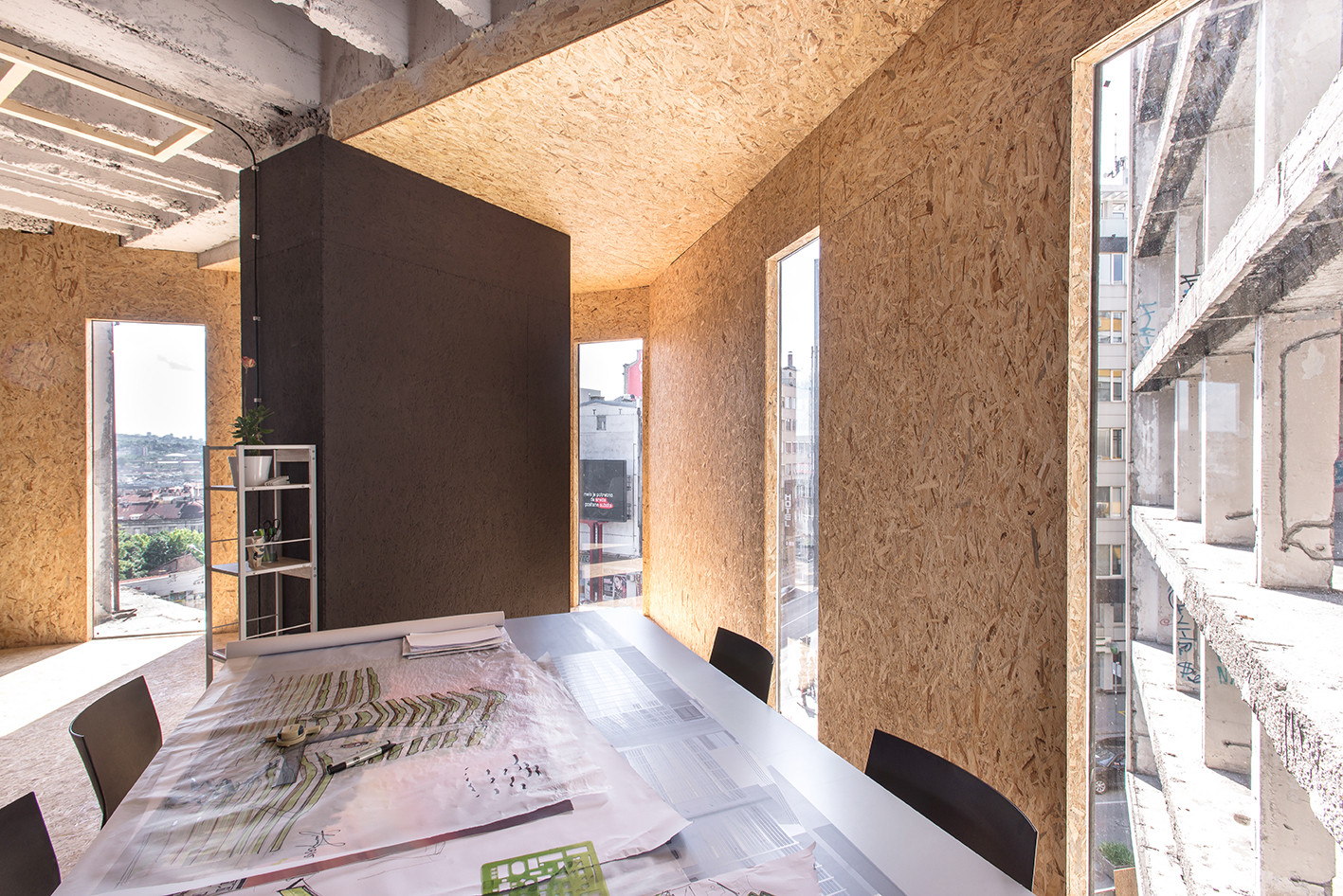 Kancelář architektonického studia Stattwerk v Bělehradě