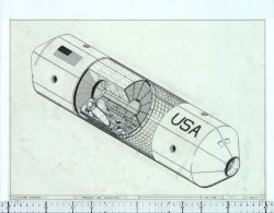 Jan Kaplický, kresba vesmírné lodi