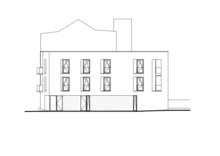 Společenské centrum Sedlčany, A8000, pohled