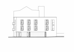 Společenské centrum Sedlčany, A8000, pohled