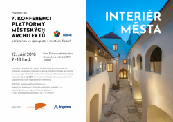 Interiér města, konference Platformy městkých architektů a Společnosti Petra Parléře