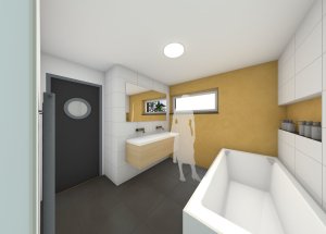Pasivní rodinný dům, Irena Truhlářová, ARCHCON - vizualizace