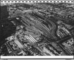 Nákladové nádraží Žižkov, Kamil Wartha, historická fotografie.