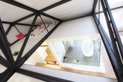 Marek Svoboda, Podkrovní byt Praha 7, spaní pro hosty - foto