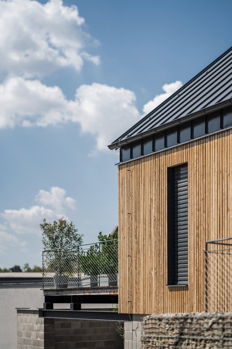 Boq architekti navrhli atriový rodinný dům na jižní Moravě