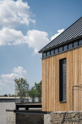 Boq architekti navrhli atriový rodinný dům na jižní Moravě