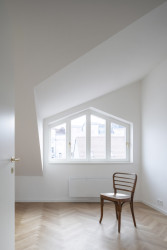 Pohled do podkrovního bytu