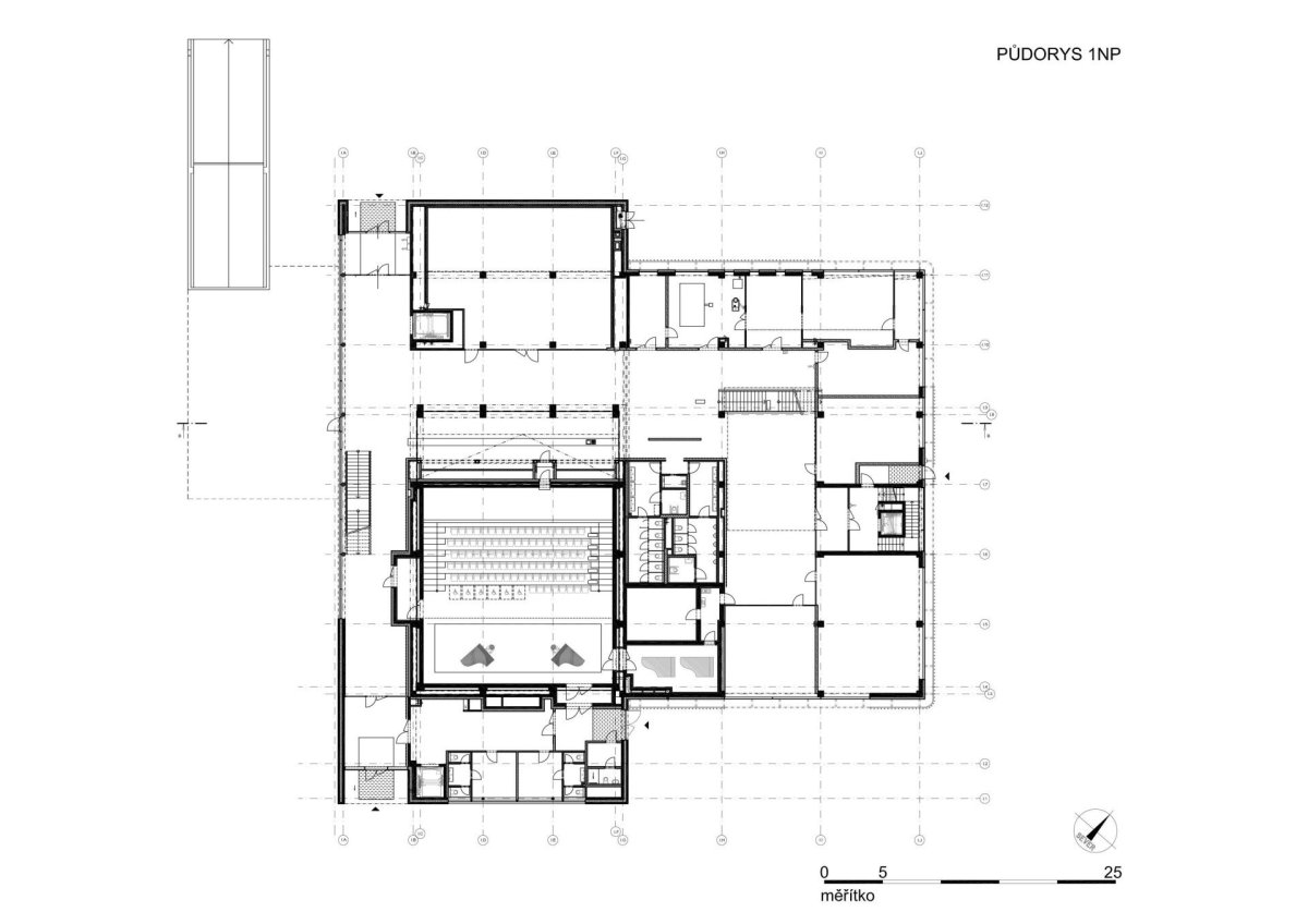 City Campus Ostrava, Klastr umění, KANIA a.s.: Půdorys 1NP