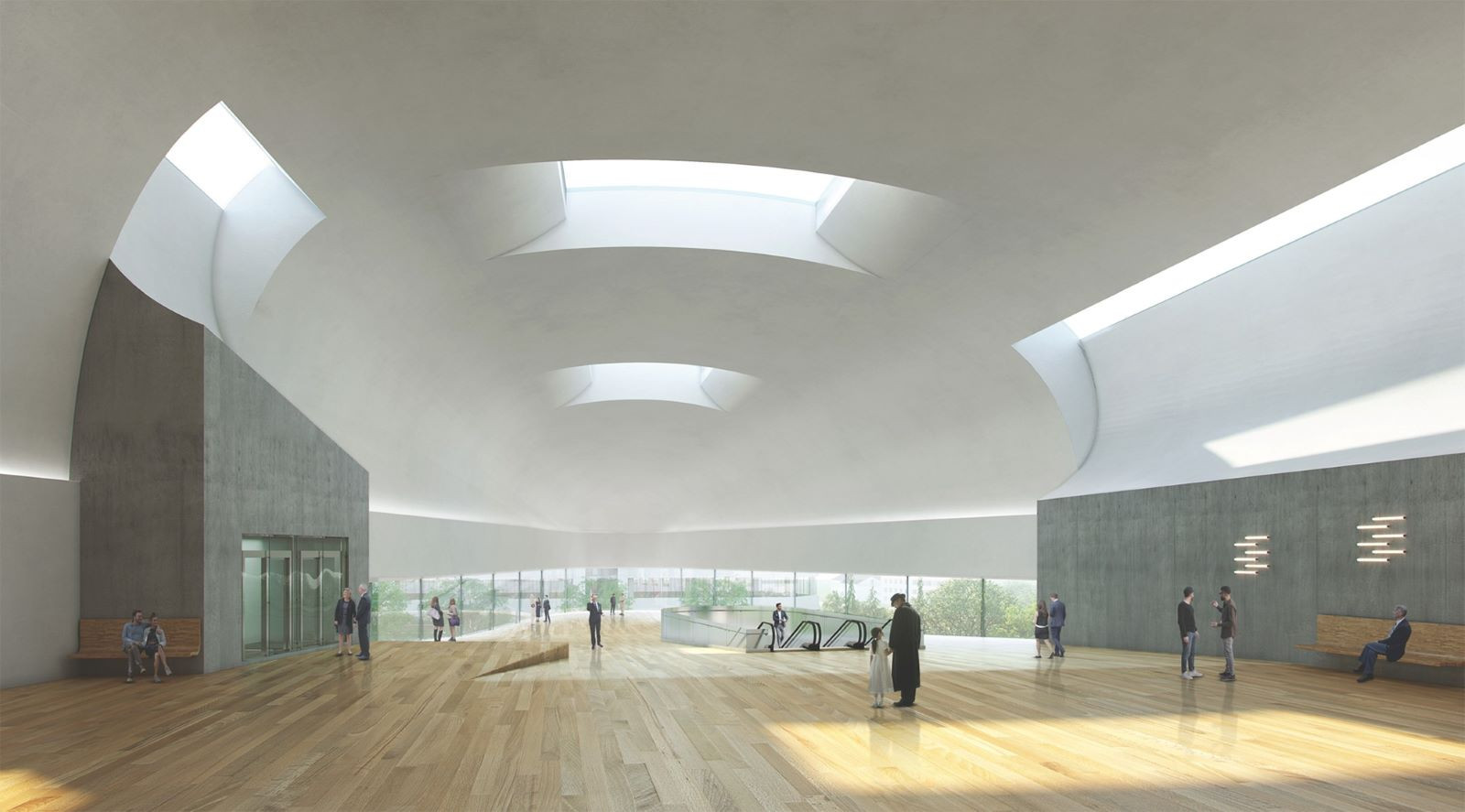 Koncertní síň v Ostravě, vizualizace, Steven Holl Architects + Architecture Acts.