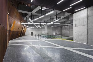 Zastávka metra GELLÉRT na lince M4 v Budapešti, Sporaarchitects