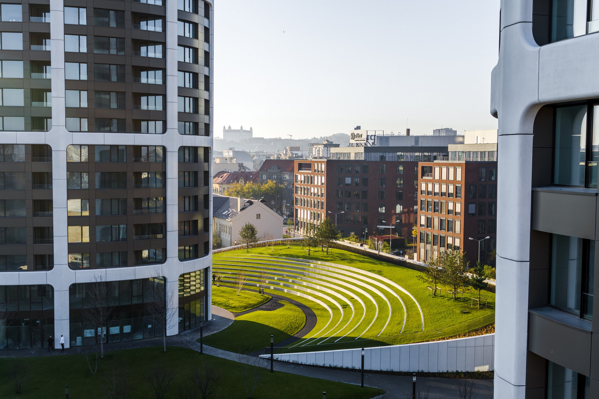 Výškové rezidenční budovy v Bratislavě od studia Zaha Hadid Architects