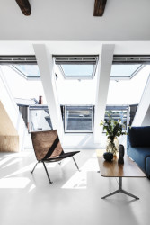 Střešní balkon Velux Cabrio.