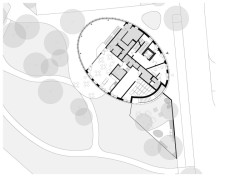 Půdorys (Bytový dům Oliva, A69 architekti)