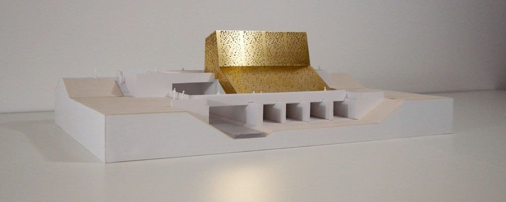 Vickers Krieger Architekten, Čerpací stanice vody, Lingen - model