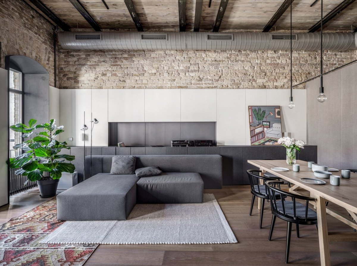 Interiér bytu v Kyjevě od architektonického studia balbek bureau
