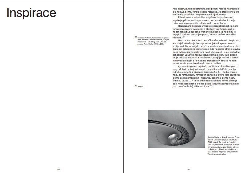 Ukázka z knihy Architektura reciprocity, Pavla Melková, Miroslav Cikán.