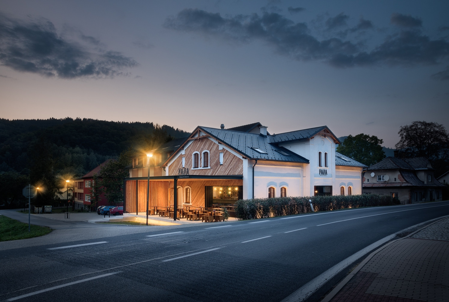 FARA hostinec v Loučné nad Desnou, Fandament architects © Petr Soukup