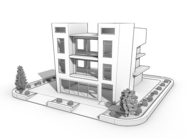 Nová verze Rhino umožňuje zobrazení Monochrome.